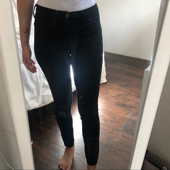 black stretchy skinny jeans
